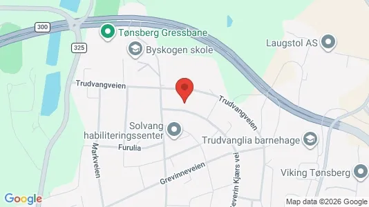 Apartments for rent i Tønsberg - kort over placeringen