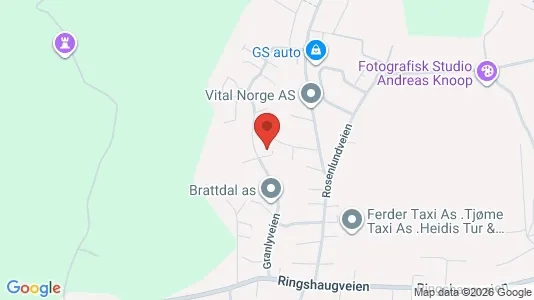 Rooms for rent i Tønsberg - kort over placeringen