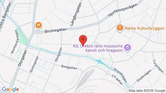 Apartments for rent i Örebro - kort over placeringen