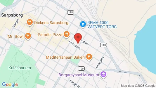 Apartments for rent i Sarpsborg - kort over placeringen