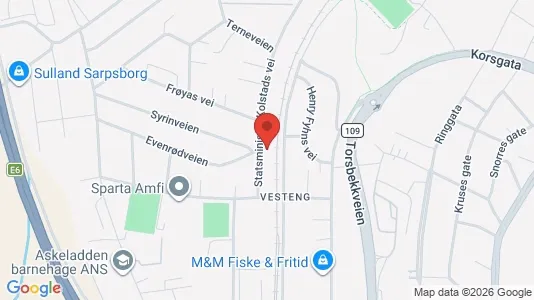Apartments for rent i Sarpsborg - kort over placeringen