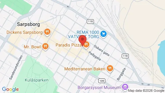 Apartments for rent i Sarpsborg - kort over placeringen