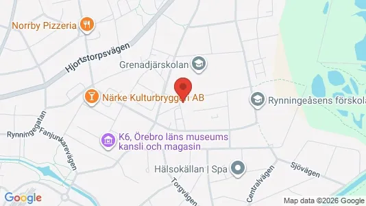 Apartments for rent i Örebro - kort over placeringen