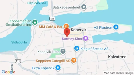 Apartments for rent i Karmøy - kort over placeringen