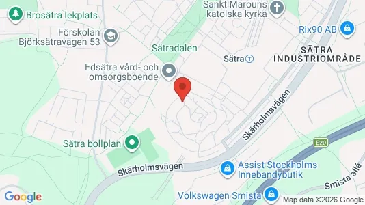 Apartments for rent i Stockholm South - kort over placeringen