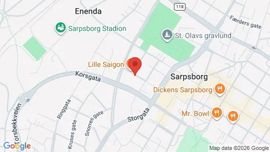 Apartments for rent i Sarpsborg - kort over placeringen