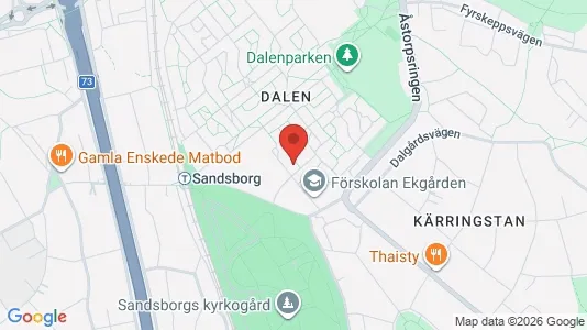 Rooms for rent i Stockholm South - kort over placeringen