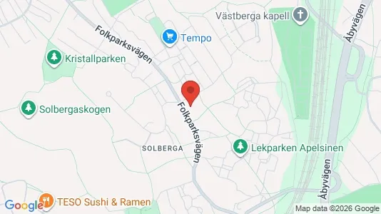 Apartments for rent i Stockholm South - kort over placeringen