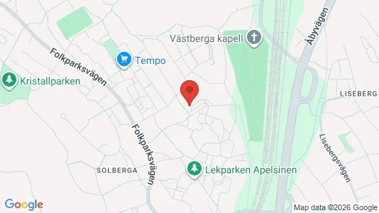 Apartments for rent i Stockholm South - kort over placeringen