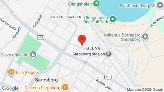 Apartments for rent i Sarpsborg - kort over placeringen