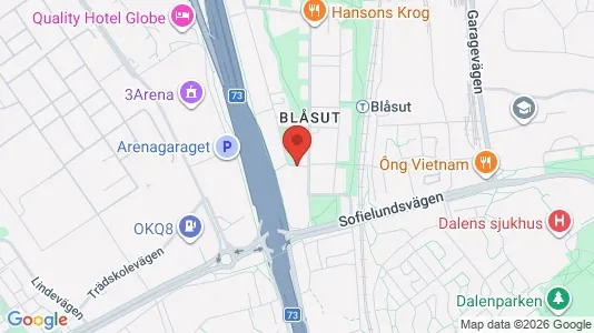 Apartments for rent i Stockholm South - kort over placeringen