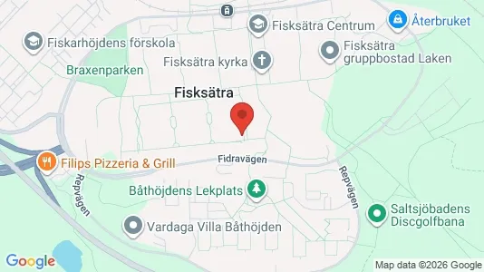 Apartments for rent i Nacka - kort over placeringen