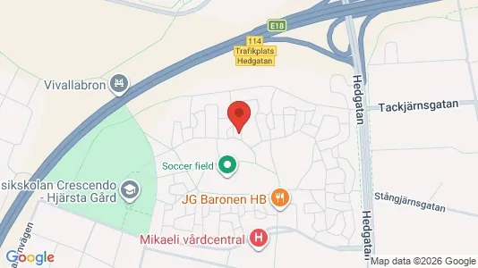 Apartments for rent i Örebro - kort over placeringen