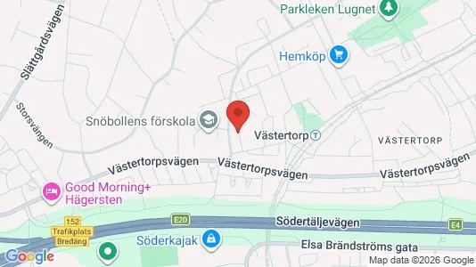 Apartments for rent i Stockholm South - kort over placeringen
