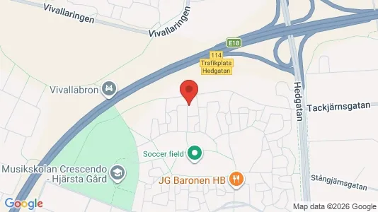 Apartments for rent i Örebro - kort over placeringen