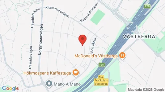 Apartments for rent i Stockholm South - kort over placeringen