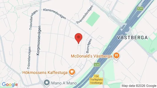 Apartments for rent i Stockholm South - kort over placeringen