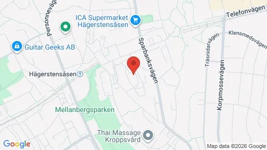 Apartments for rent i Stockholm South - kort over placeringen