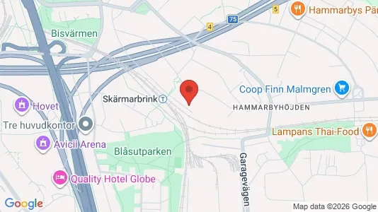 Apartments for rent i Stockholm South - kort over placeringen