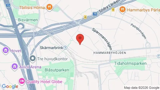 Apartments for rent i Stockholm South - kort over placeringen