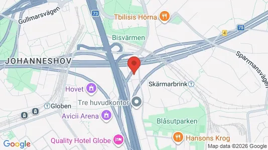 Apartments for rent i Stockholm South - kort over placeringen