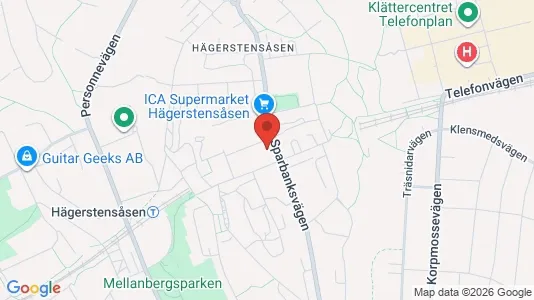Apartments for rent i Stockholm South - kort over placeringen