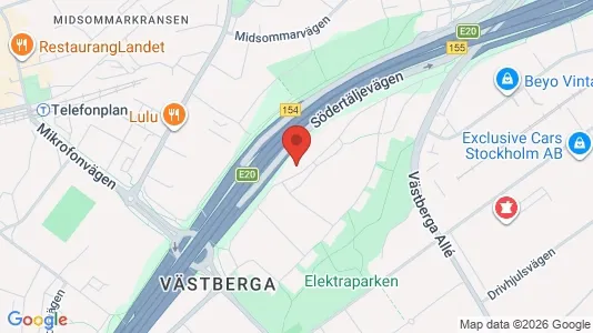 Apartments for rent i Stockholm South - kort over placeringen