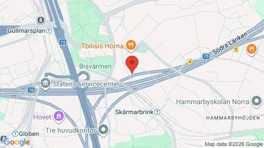 Apartments for rent i Stockholm South - kort over placeringen