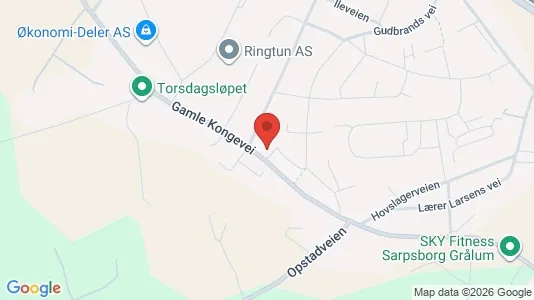 Rooms for rent i Sarpsborg - kort over placeringen