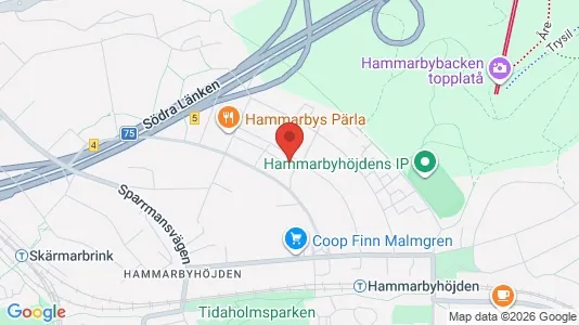 Apartments for rent i Stockholm South - kort over placeringen
