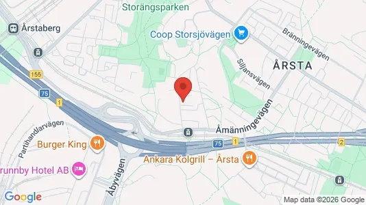 Apartments for rent i Hammarbyhamnen - kort over placeringen
