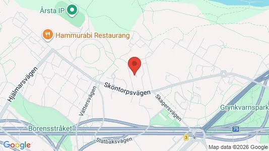 Apartments for rent i Hammarbyhamnen - kort over placeringen