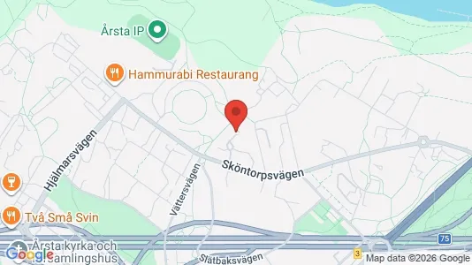 Apartments for rent i Hammarbyhamnen - kort over placeringen