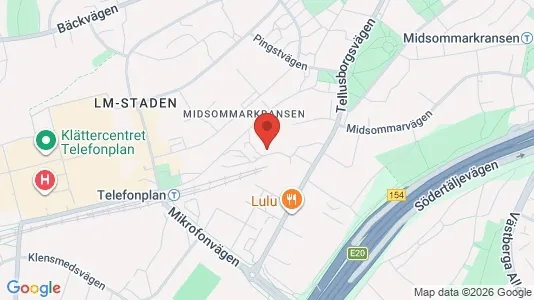 Apartments for rent i Stockholm South - kort over placeringen