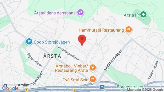Apartments for rent i Hammarbyhamnen - kort over placeringen
