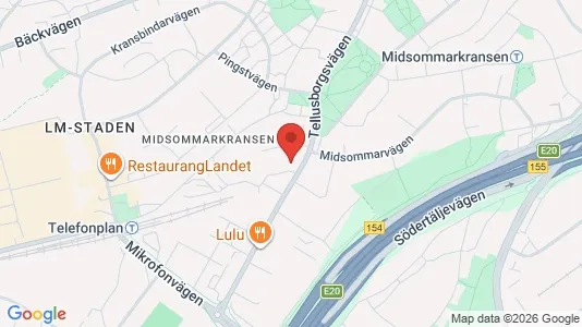 Apartments for rent i Stockholm South - kort over placeringen