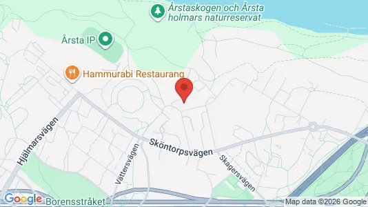 Apartments for rent i Hammarbyhamnen - kort over placeringen