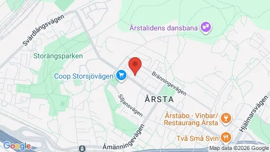 Apartments for rent i Hammarbyhamnen - kort over placeringen