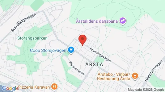 Apartments for rent i Hammarbyhamnen - kort over placeringen