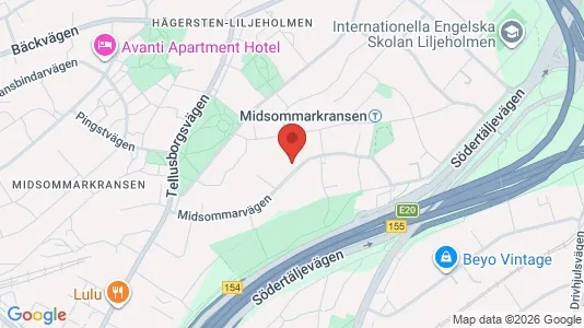 Apartments for rent i Stockholm South - kort over placeringen