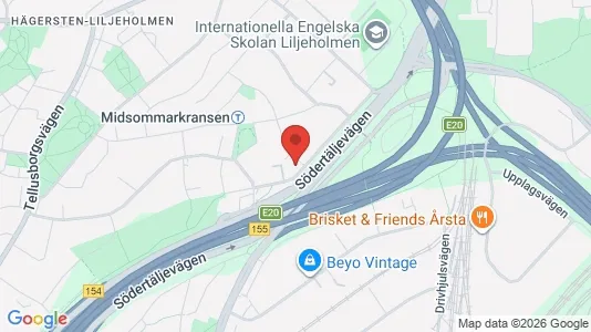 Apartments for rent i Stockholm South - kort over placeringen