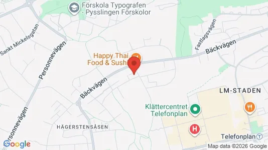 Apartments for rent i Stockholm South - kort over placeringen