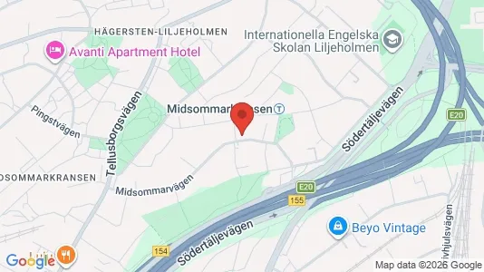 Apartments for rent i Stockholm South - kort over placeringen