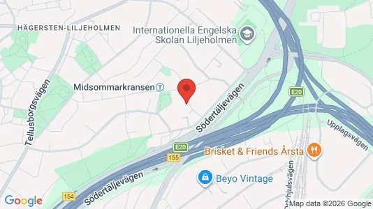 Apartments for rent i Stockholm South - kort over placeringen
