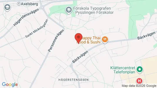 Apartments for rent i Stockholm South - kort over placeringen