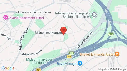 Apartments for rent i Stockholm South - kort over placeringen