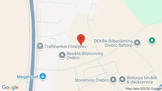 Apartments for rent i Örebro - kort over placeringen