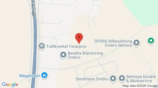 Apartments for rent i Örebro - kort over placeringen