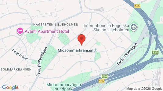 Apartments for rent i Stockholm South - kort over placeringen