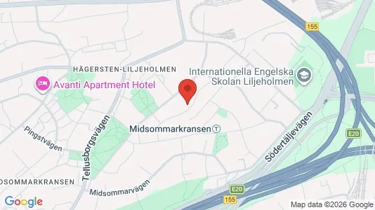 Apartments for rent i Stockholm South - kort over placeringen